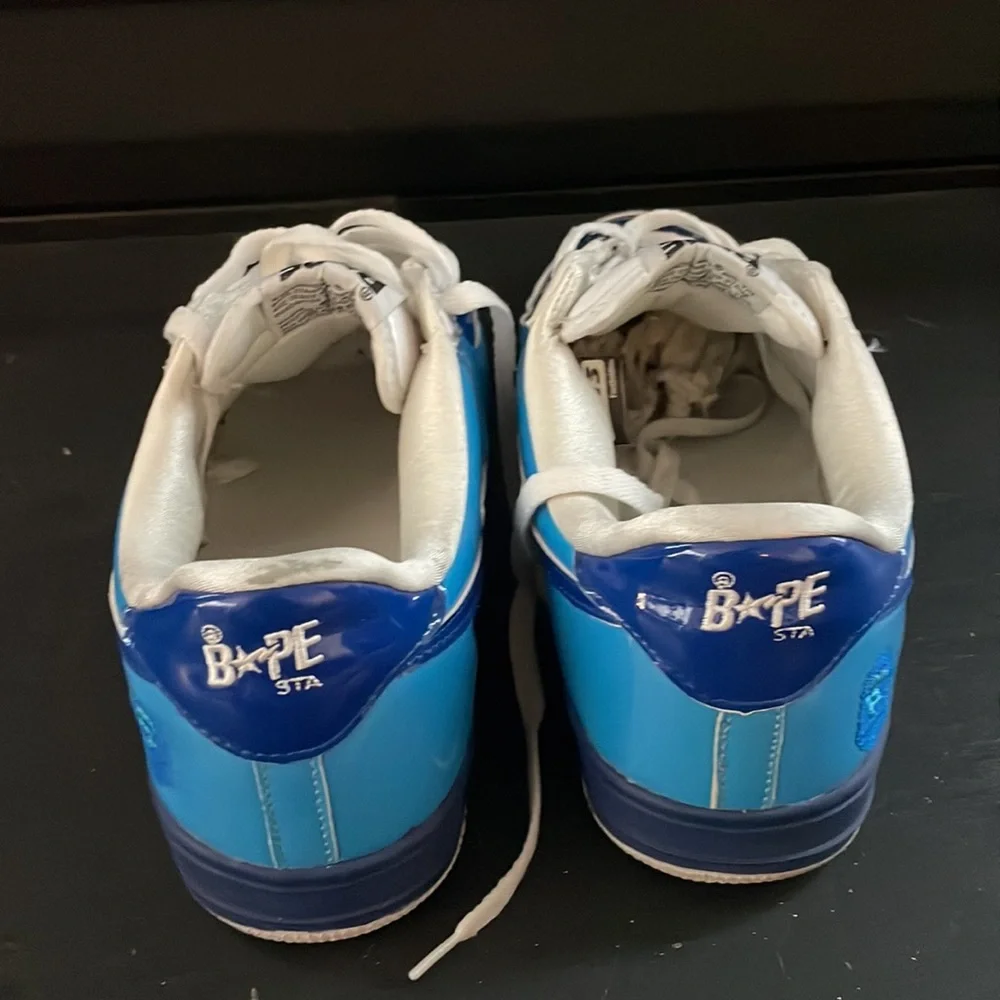 A Bathing Ape Bape Sta Navy FS-001 Sneaker DS Size 13 Used excellent condition - Picture 6 of 14